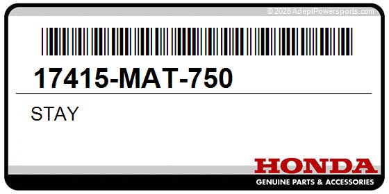 Honda 17415-MAT-750 Stay