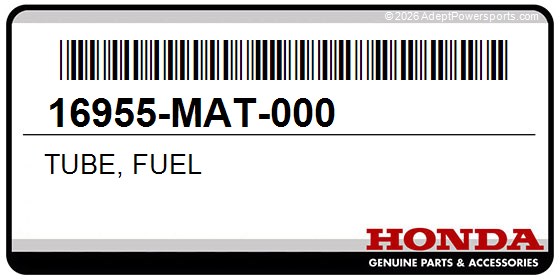 Honda 16955-MAT-000 Tube, Fuel