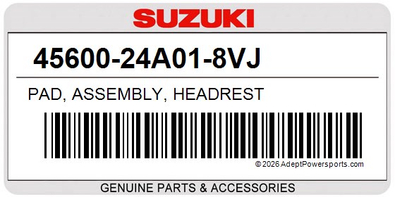 Suzuki 45600-24A01-8VJ Pad, Assembly, Headrest