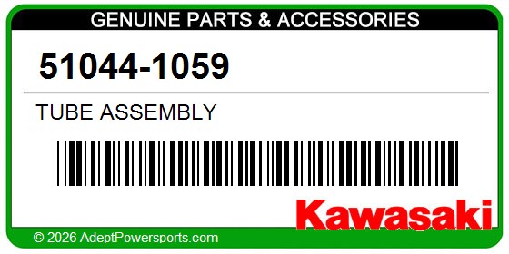 Kawasaki 51044-1059 Tube Assembly