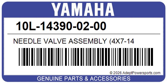 Yamaha 10L-14390-02-00 Needle Valve Assembly (4X7-14