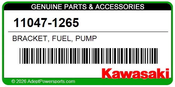 Kawasaki 11047-1265 Bracket, Fuel, Pump