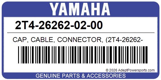 Yamaha 2T4-26262-02-00 Cap, Cable, Connector, (2T4-26262-