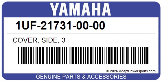 Yamaha 1UF-21731-00-00 Cover, Side, 3