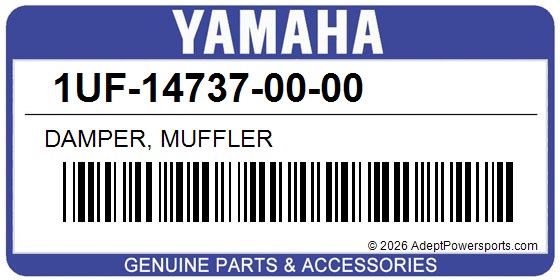 Yamaha 1UF-14737-00-00 Damper, Muffler