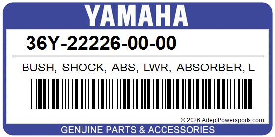 Yamaha 36Y-22226-00-00 Bush, Shock, Abs, Lwr, Absorber, Lower