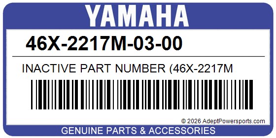 Yamaha 46X-2217M-03-00 Inactive Part Number (46X-2217M