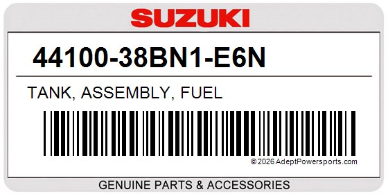 Suzuki 44100-38BN1-E6N Tank, Assembly, Fuel