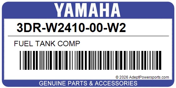 Yamaha 3DR-W2410-00-W2 Fuel Tank Comp