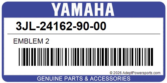 Yamaha 3JL-24162-90-00 Emblem 2