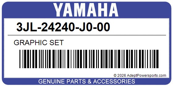 Yamaha 3JL-24240-J0-00 Graphic Set