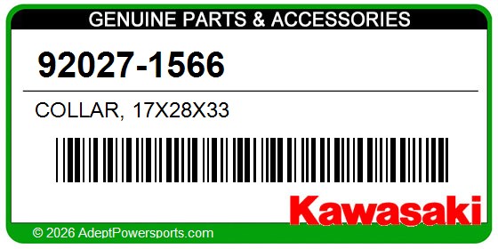 Kawasaki 92027-1566 Collar, 17X28x33
