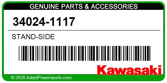 Kawasaki 34024-1117 Stand-Side
