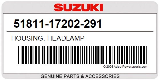 Suzuki 51811-17202-291 Housing, Headlamp