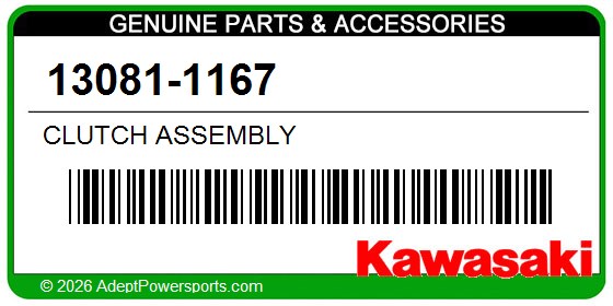 Kawasaki 13081-1167 Clutch Assembly