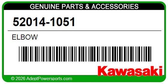 Kawasaki 52014-1051 Elbow