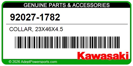 Kawasaki 92027-1782 Collar, 23X46x4.5