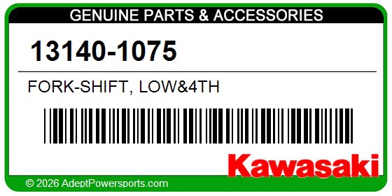 Kawasaki 13140-1075 Fork-Shift, Low&4Th