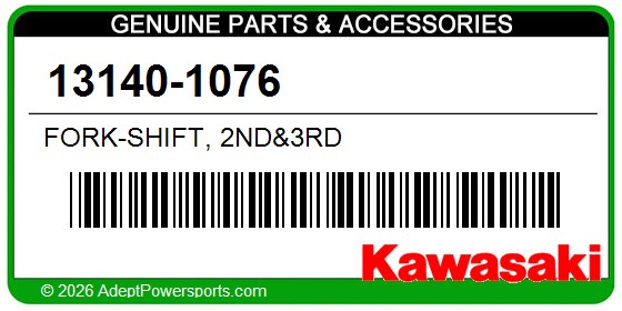 Kawasaki 13140-1076 Fork-Shift, 2Nd&3Rd