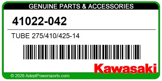 Kawasaki 41022-042 Tube 275/410/425-14