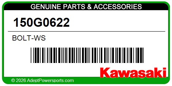 Kawasaki 150G0622 Bolt-Ws