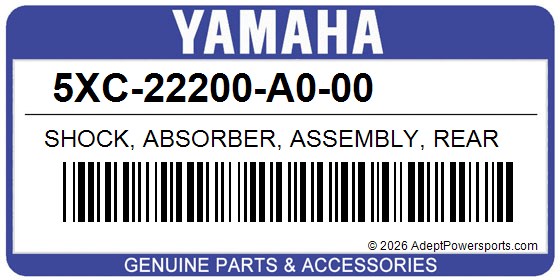 Yamaha 5XC-22200-A0-00 Shock, Absorber, Assembly, Rear