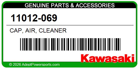 Kawasaki 11012-069 Cap, Air, Cleaner