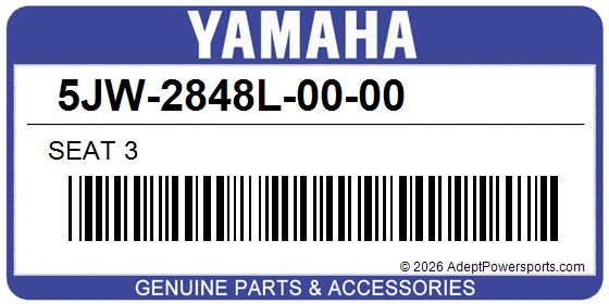 Yamaha 5JW-2848L-00-00 Seat 3