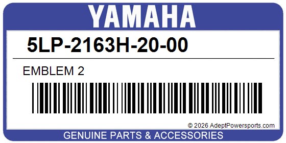 Yamaha 5LP-2163H-20-00 Emblem 2