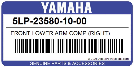 Yamaha 5LP-23580-10-00 Front Lower Arm Comp (Right)