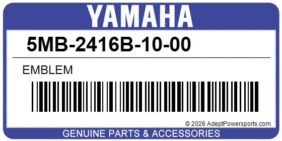 Yamaha 5MB-2416B-10-00 Emblem