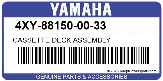 Yamaha 4XY-88150-00-33 Cassette Deck Assembly