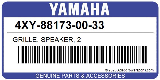 Yamaha 4XY-88173-00-33 Grille, Speaker, 2