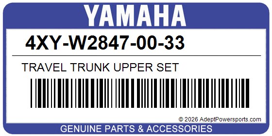 Yamaha 4XY-W2847-00-33 Travel Trunk Upper Set