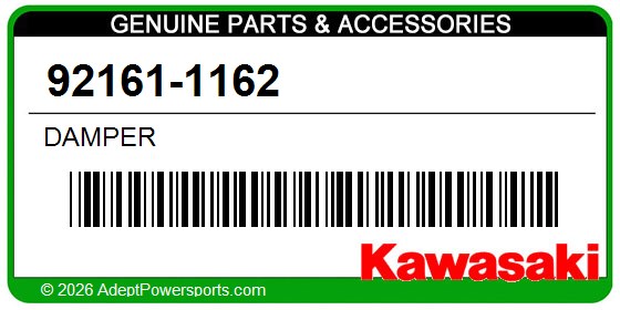 Kawasaki 92161-1162 Damper