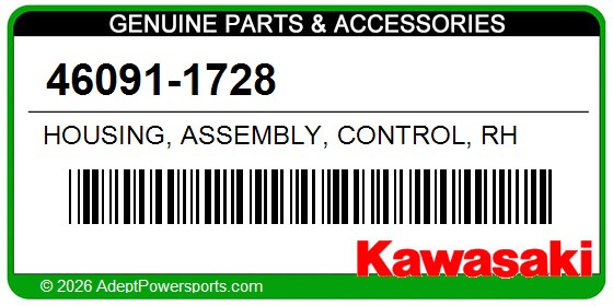 Kawasaki 46091-1728 Housing, Assembly, Control, Rh