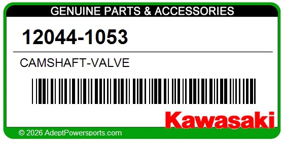 Kawasaki 12044-1053 Camshaft-Valve