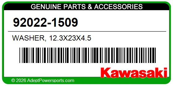 Kawasaki 92022-1509 Washer, 12.3X23x4.5
