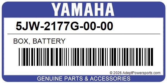 Yamaha 5JW-2177G-00-00 Box, Battery