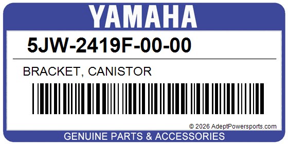 Yamaha 5JW-2419F-00-00 Bracket, Canistor