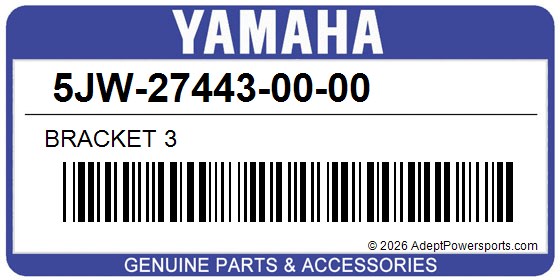 Yamaha 5JW-27443-00-00 Bracket 3