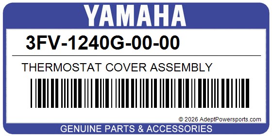 Yamaha 3FV-1240G-00-00 Thermostat Cover Assembly