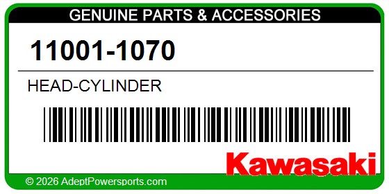 Kawasaki 11001-1070 Head-Cylinder
