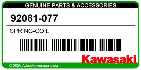 Kawasaki 92081-077 Spring-Coil