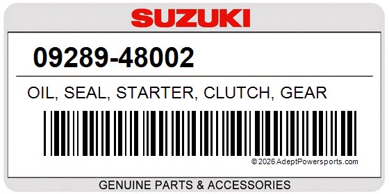 Suzuki 09289-48002 Oil, Seal, Starter, Clutch, Gear