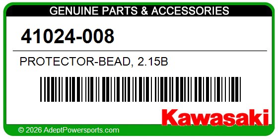 Kawasaki 41024-008 Protector-Bead, 2.15B