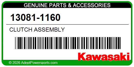 Kawasaki 13081-1160 Clutch Assembly