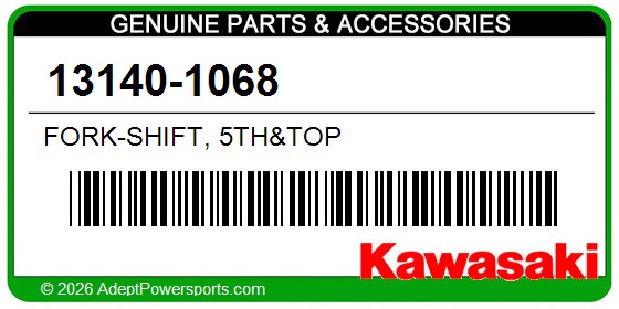 Kawasaki 13140-1068 Fork-Shift, 5Th&Top
