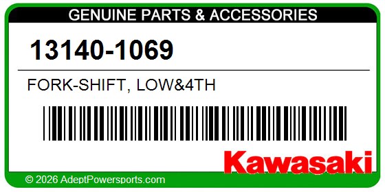 Kawasaki 13140-1069 Fork-Shift, Low&4Th