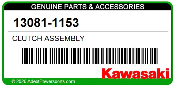Kawasaki 13081-1153 Clutch Assembly